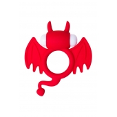 Красное эрекционное кольцо на пенис JOS COCKY DEVIL - JOS - в Курске купить с доставкой