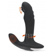 Черный вибромассажер простаты с функцией римминга Plug with Perineum Stimulator - 16,6 см. - Orion - в Курске купить с доставкой
