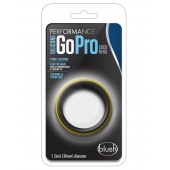 Черно-желтое силиконовое эрекционное кольцо Silicone Go Pro Cock Ring - Blush Novelties - в Курске купить с доставкой