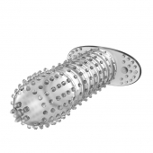 Закрытая прозрачная насадка Crystal sleeve - 12 см. - Erowoman-Eroman - в Курске купить с доставкой