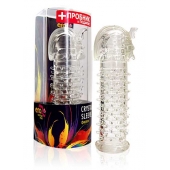 Закрытая прозрачная насадка на пенис Crystal Sleeve Faraon - 13,5 см. - Erowoman-Eroman - в Курске купить с доставкой