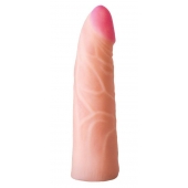 Фаллическая насадка на трусики харнесс - 17,5 см. - LOVETOY (А-Полимер) - купить с доставкой в Курске