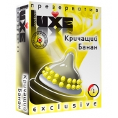 Презерватив LUXE  Exclusive  Кричащий банан  - 1 шт. - Luxe - купить с доставкой в Курске