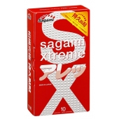 Утолщенные презервативы Sagami Xtreme Feel Long с точками - 10 шт. - Sagami - купить с доставкой в Курске