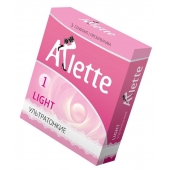 Ультратонкие презервативы Arlette Light - 3 шт. - Arlette - купить с доставкой в Курске