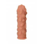 Телесная реалистичная насадка KOKOS Extreme Sleeve 11 с дополнительной стимуляцией - 12,7 см. - KOKOS - в Курске купить с доставкой