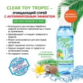 Очищающий спрей для игрушек CLEAR TOY Tropic - 100 мл. - Биоритм - купить с доставкой в Курске