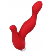 Красный силиконовый вибростимулятор простаты Proman - 12,5 см. - ToyFa - в Курске купить с доставкой