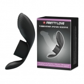 Черное кольцо на пенис с вибрацией Vibration Penis Sleeve - Baile - в Курске купить с доставкой