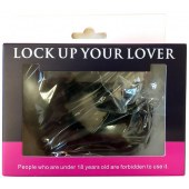 Черные меховые наручники Love с ключиками - Baile - купить с доставкой в Курске