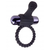 Черное эрекционное виброкольцо Vibrating Silicone Super Ring - Pipedream - в Курске купить с доставкой