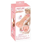 Телесная насадка-мастурбатор 2-in-1 Extension Masturbator - 21 см. - Orion - в Курске купить с доставкой
