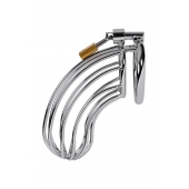 Серебристый пояс верности TOYFA на замочке - ToyFa - купить с доставкой в Курске Серебристый пояс верности TOYFA на замочке - ToyFa - купить с доставкой в Курске