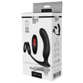 Черный массажер простаты REMOTE P-PLEASER - Dream Toys - в Курске купить с доставкой