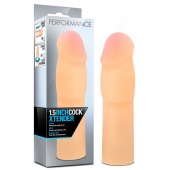 Телесная насадка-удлинитель на пенис PERFORMANCE 1.5INCH COCK XTENDER - 16 см. - Blush Novelties - в Курске купить с доставкой