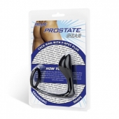 Стимулятор простаты с фиксацией эрекционным кольцом Prostate Gear - BlueLine - в Курске купить с доставкой