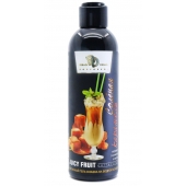 Интимный гель-смазка JUICY FRUIT с ароматом солёной карамели - 200 мл. - БиоМед - купить с доставкой в Курске