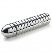 Рельефный фаллос для интенсивного электросекса Groovey George - 20 см. - MyStim - купить с доставкой в Курске