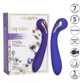 Фиолетовый вибромассажер с электростимуляцией Intimate Estim Petite G Wand - 19 см. - California Exotic Novelties - купить с доставкой в Курске