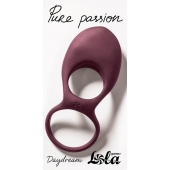 Бордовое эрекционное виброкольцо Daydream - Lola Games - в Курске купить с доставкой
