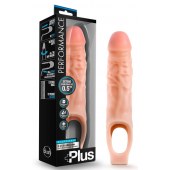 Телесный реалистичный фаллоудлинитель 9 Inch Silicone Cock Sheath Penis Extender - 22,86 см. - Blush Novelties - в Курске купить с доставкой