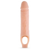 Телесный реалистичный фаллоудлинитель 10 Inch Silicone Cock Sheath Penis Extender - 25,4 см. - Blush Novelties - в Курске купить с доставкой