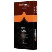 Презервативы с увеличенным количеством смазки DOMINO Easy Entry - 6 шт. - Domino - купить с доставкой в Курске