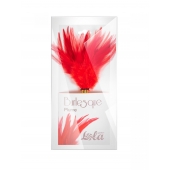 Красный перьевой тиклер Plume - 23 см. - Lola Lingerie - купить с доставкой в Курске