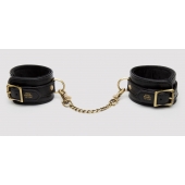 Черные оковы на ноги Bound to You Faux Leather Ankle Cuffs - Fifty Shades of Grey - купить с доставкой в Курске