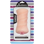 Телесный мастурбатор-вагина X-Basic Pocket Pussy без вибрации - Lovetoy - в Курске купить с доставкой