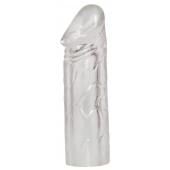 Удлиняющая насадка на пенис Mega Dick Sleeve Transparent - Orion - в Курске купить с доставкой