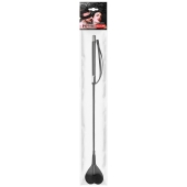 Черный стек с наконечником-сердечком - 54 см. - Notabu - купить с доставкой в Курске