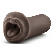 Коричневый мастурбатор-ротик Naughty Nicole - Blush Novelties - в Курске купить с доставкой