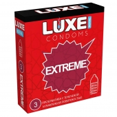 Текстурированные презервативы LUXE Royal Extreme - 3 шт. - Luxe - купить с доставкой в Курске