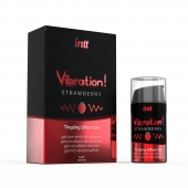 Жидкий интимный гель с эффектом вибрации Vibration! Strawberry - 15 мл. - INTT - купить с доставкой в Курске