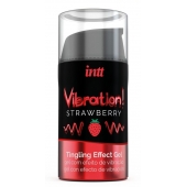 Жидкий интимный гель с эффектом вибрации Vibration! Strawberry - 15 мл. - INTT - купить с доставкой в Курске