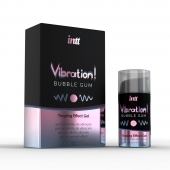 Жидкий интимный гель с эффектом вибрации Vibration! Bubble Gum - 15 мл. - INTT - купить с доставкой в Курске
