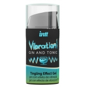 Жидкий интимный гель с эффектом вибрации Vibration! Gin   Tonic - 15 мл. - INTT - купить с доставкой в Курске