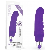 Фиолетовый вибратор Rechargeable IJOY Silicone Waver - 16,5 см. - Lovetoy