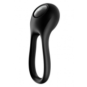 Черное эрекционное виброкольцо Majestic Duo - Satisfyer - в Курске купить с доставкой