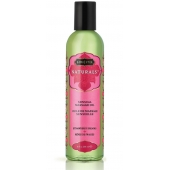 Массажное масло Naturals Strawberry Dreams с ароматом клубники - 236 мл. - Kama Sutra - купить с доставкой в Курске