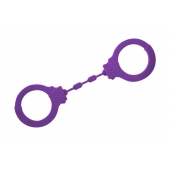 Фиолетовые силиконовые поножи Limitation - Lola Games - купить с доставкой в Курске