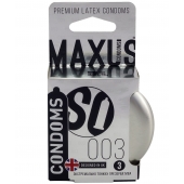 Экстремально тонкие презервативы в железном кейсе MAXUS Extreme Thin - 3 шт. - Maxus - купить с доставкой в Курске