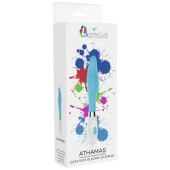 Бирюзовый фигурный вибратор Athamas - 22,7 см. - Shots Media BV