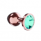Пробка цвета розового золота с малиновым кристаллом Diamond Topaz Shine L - 8,3 см. - Lola Games - купить с доставкой в Курске