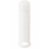 Белый фаллоудлинитель Homme Long - 15,5 см. - Lola Games - в Курске купить с доставкой