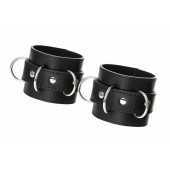 Черные наручники Anonymo на сцепке - ToyFa - купить с доставкой в Курске