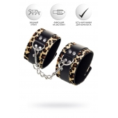 Оковы Anonymo с анималистическим принтом - ToyFa - купить с доставкой в Курске Оковы Anonymo с анималистическим принтом - ToyFa - купить с доставкой в Курске