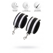 Серебристо-черные наручники Anonymo - ToyFa - купить с доставкой в Курске Серебристо-черные наручники Anonymo - ToyFa - купить с доставкой в Курске