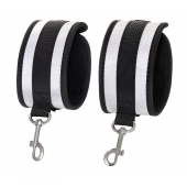 Серебристо-черные оковы Anonymo - ToyFa - купить с доставкой в Курске Серебристо-черные оковы Anonymo - ToyFa - купить с доставкой в Курске